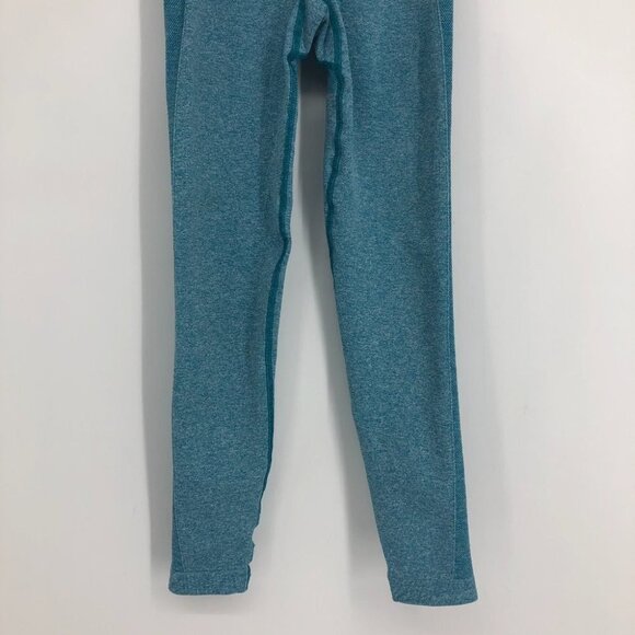 Gymshark blue  marled high waist flex workout leggings size ~S - Picture 6 of 16